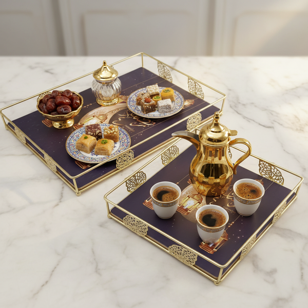 صينية تقديم رمضانية فاخرة - تصميم 1